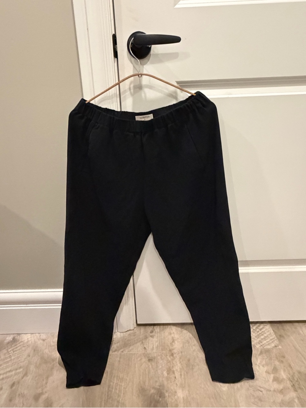 Babaton Women  Black Elastic Waist Bottoms